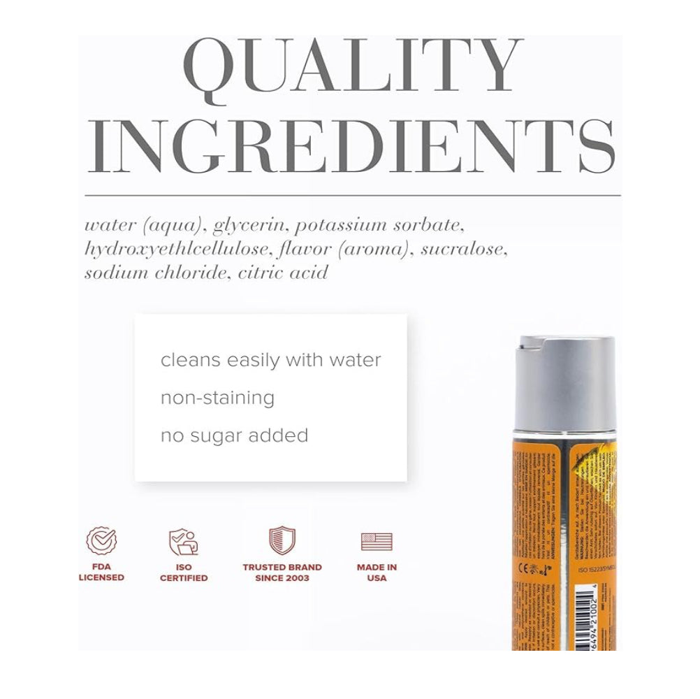 Product label with ingredients list, cleaning properties, and certification logos on a white background.