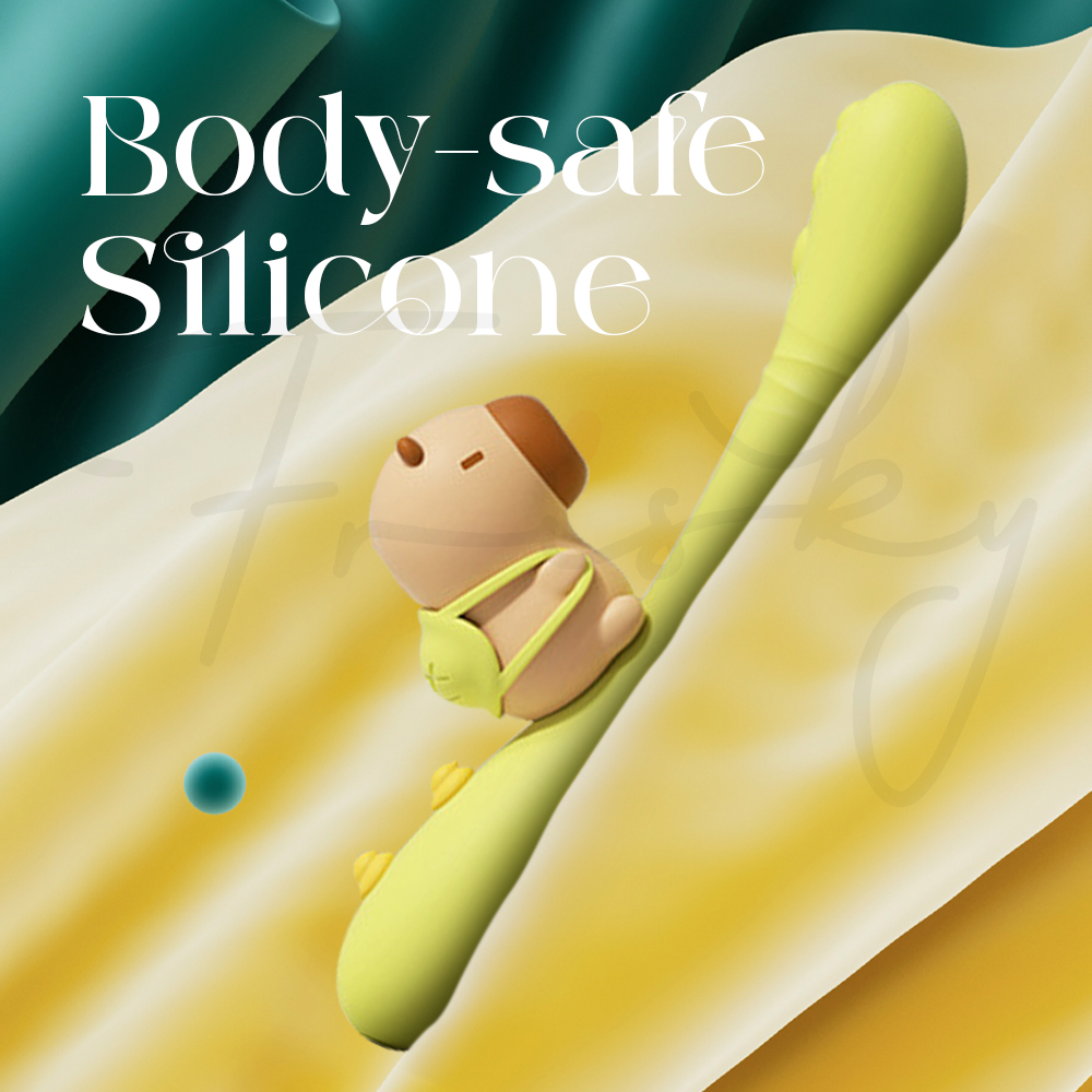 Soft silicone body detail highlighting smooth texture and gentle skin-safe material