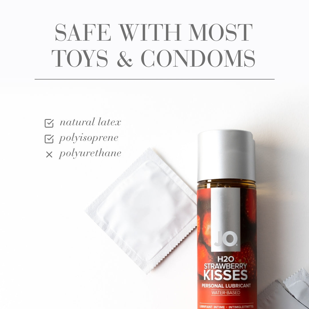 System Jo - H2O Strawberry Kisses Edible Water-Based Lubricant  30ml