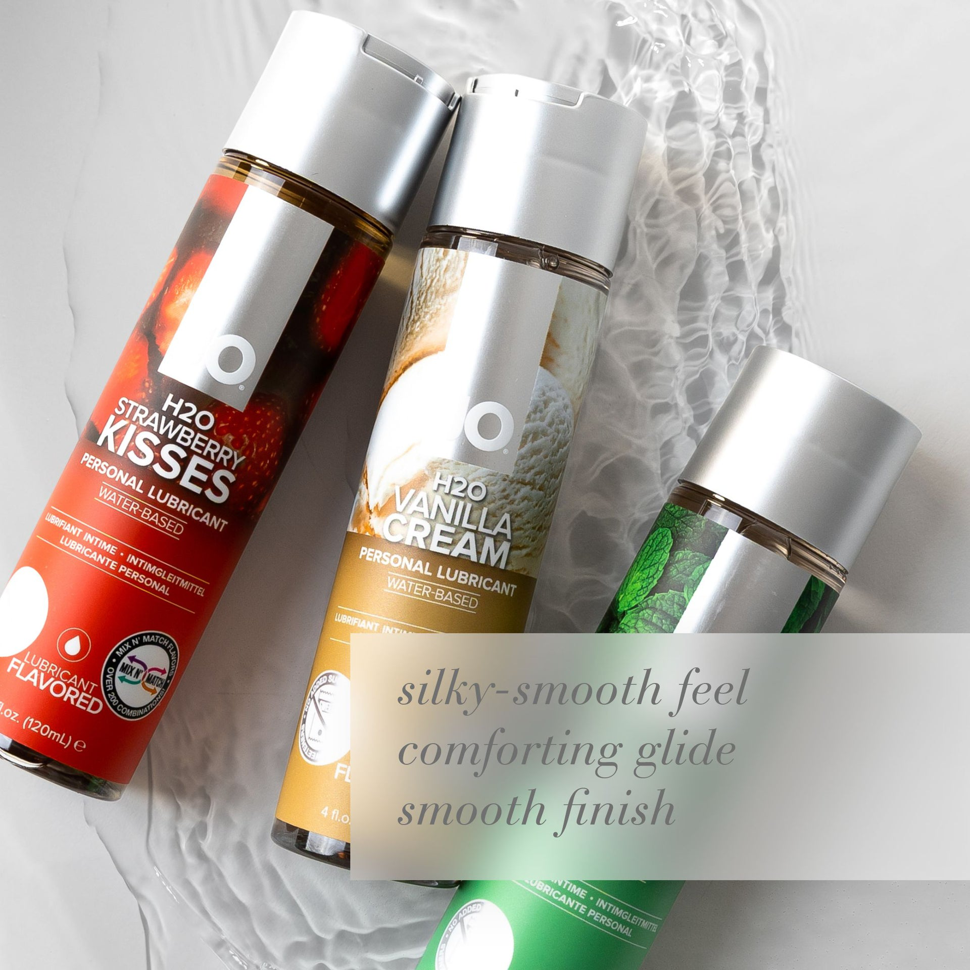 System Jo - H2O Strawberry Kisses Edible Water-Based Lubricant  30ml