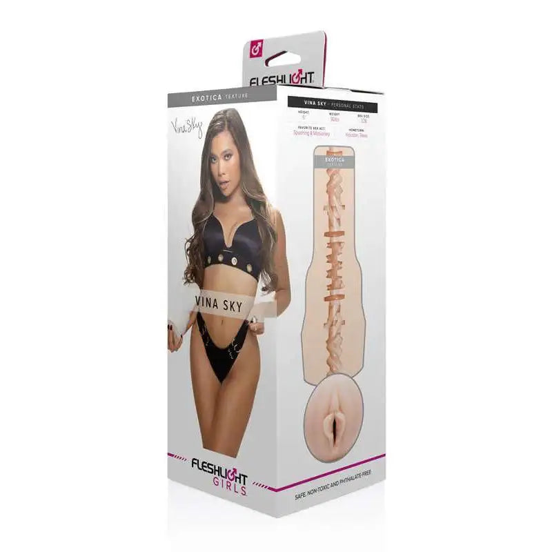 Fleshlight Girls - Vina Sky Exotica Texture Signature Vagina - Frisky Business Adult Sex Toys Shop