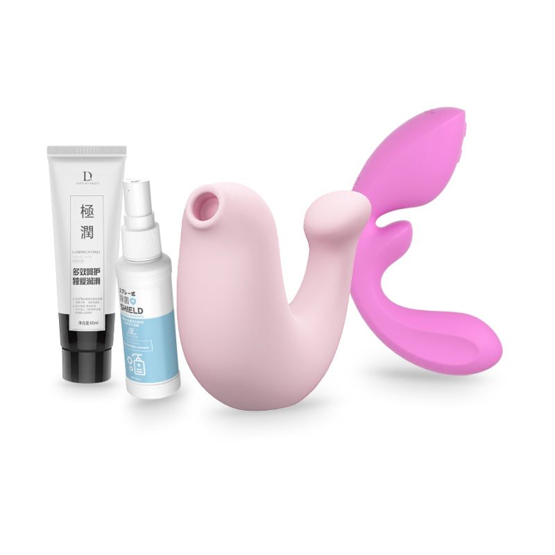 OSUGA Flow & G-Spa Pleasure Bundle — Cleaner & Lube Included
