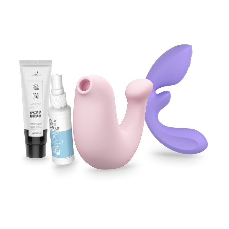 OSUGA Flow & G-Spa Pleasure Bundle — Cleaner & Lube Included