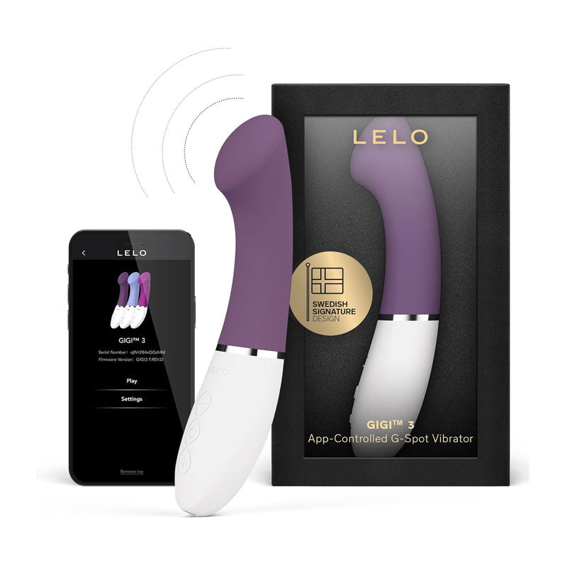 Lelo - Gigi 3 App-Controlled G-Spot Vibrator - Plum