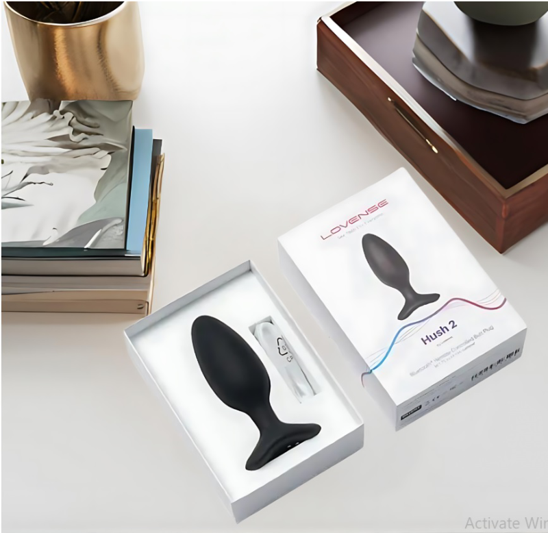 Lovense - Hush 2 (1.75 in) - Bluetooth Remote-Controlled Butt Plug - M