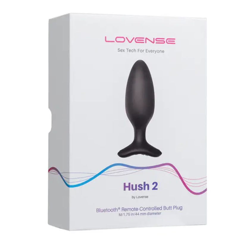 Lovense - Hush 2 (1.75 in) - Bluetooth Remote-Controlled Butt Plug - M