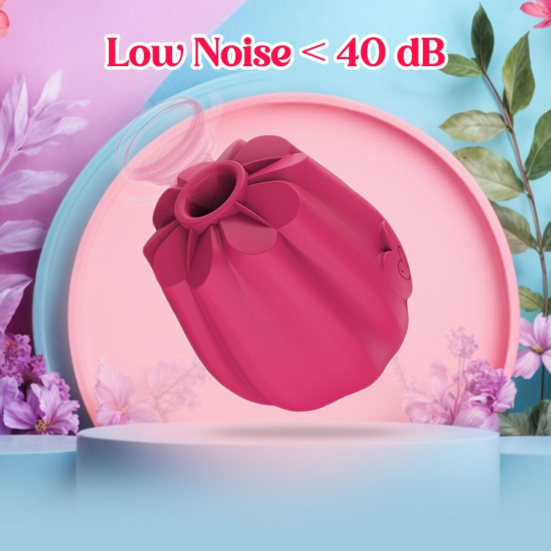 Rosy Passion – Rose-Shaped Vibrating Sucking Vibrator