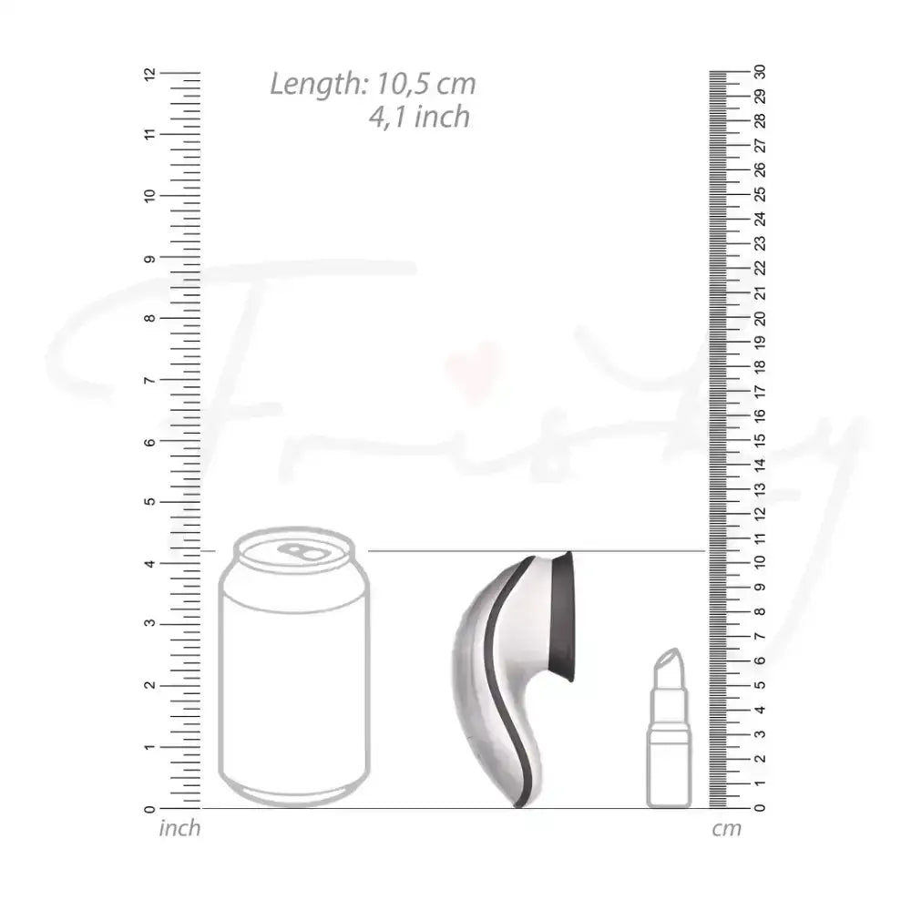 SHOTS Twitch Handsfree Suction and Vibration Toy Silver Quiet motor with smooth surface for discreet intimate stimulation Singapore