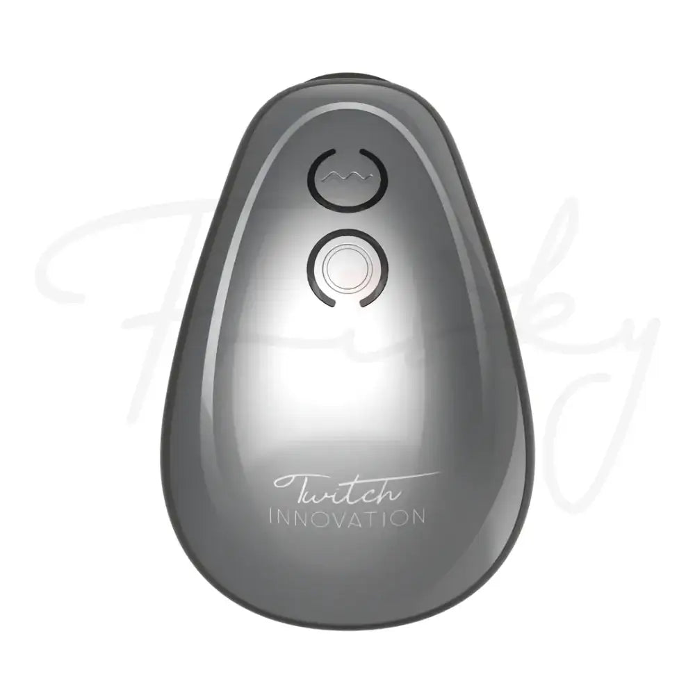 SHOTS Twitch Handsfree Suction and Vibration Toy Silver Portable wearable design for flexible solo or couple intimate use Singapore