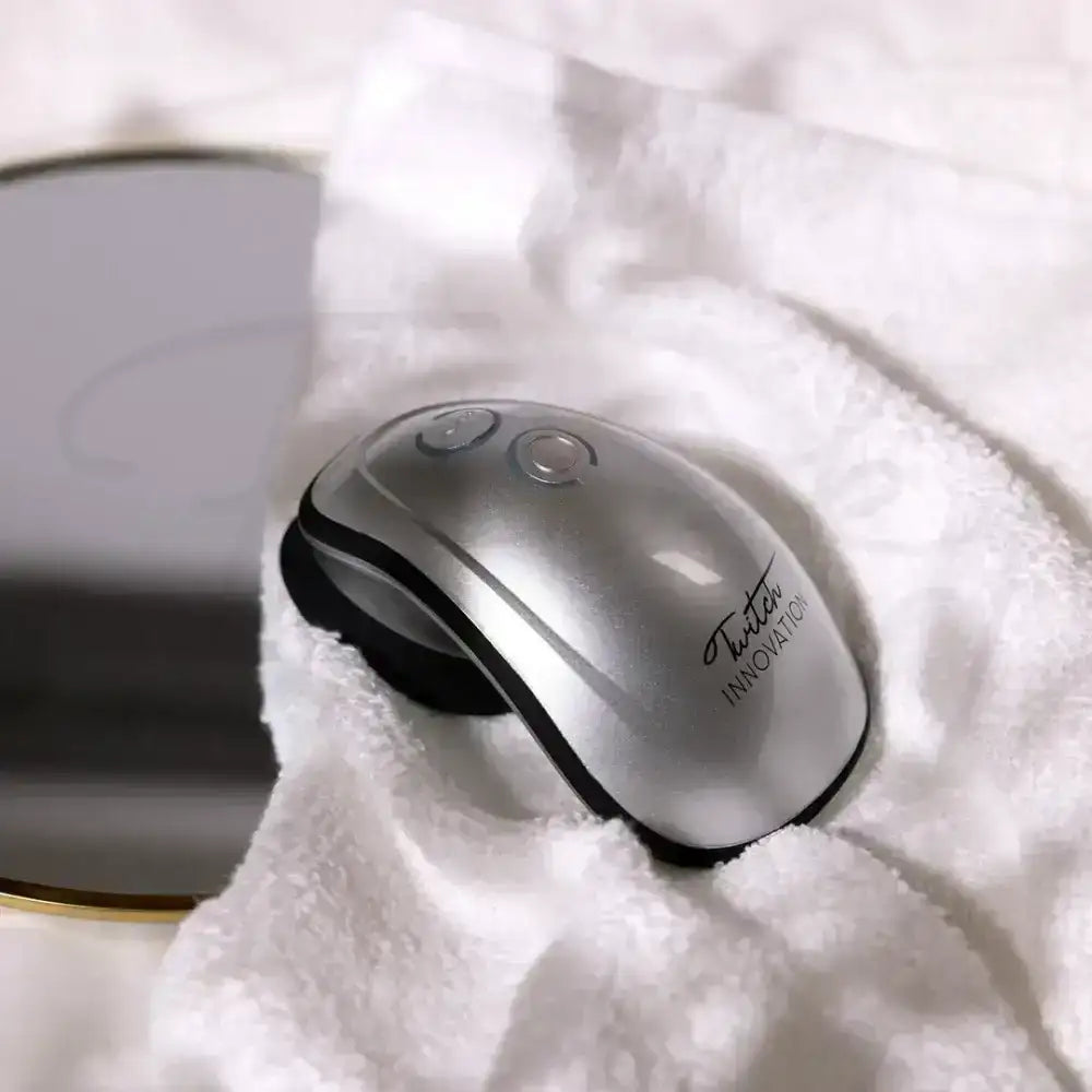 SHOTS Twitch Handsfree Suction and Vibration Toy Silver Compact and travel-friendly design for discreet pleasure on the go Singapore