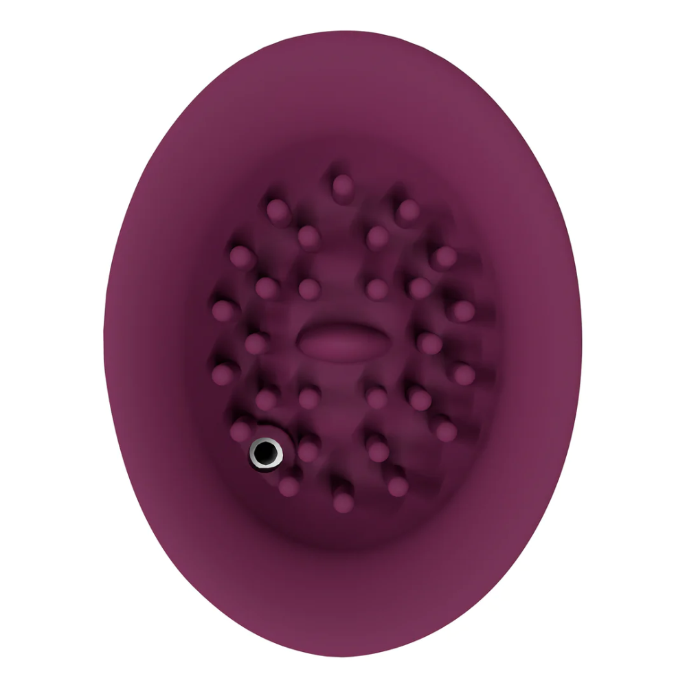 SHOTS - Twitch 3 Rechargeable Vibrator and Suction - Burgundy