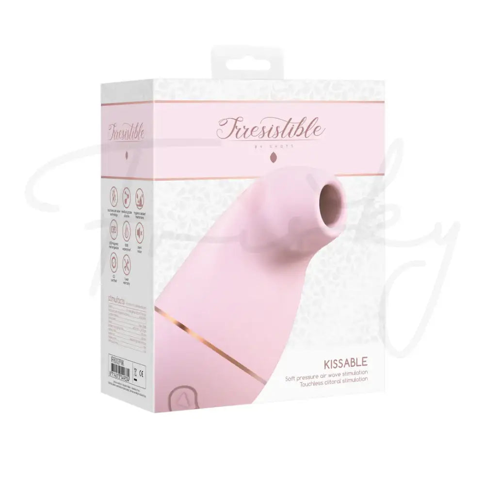 SHOTS Kissable Sucking Vibrator Pink Lightweight and ergonomic for comfortable handling during intimate moments Singapore