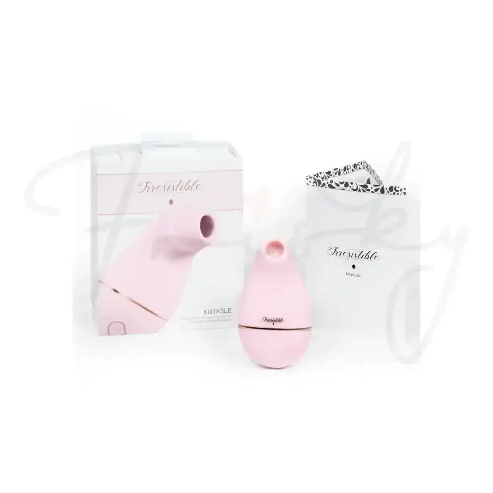 SHOTS Kissable Sucking Vibrator Pink Bluetooth enabled interactive adult toy for personalized pleasure experience Singapore