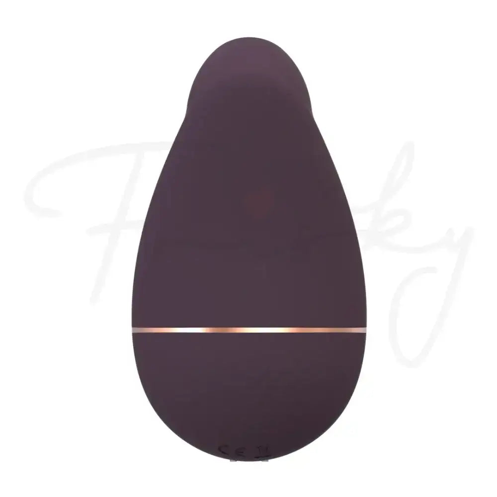 SHOTS Kissable Sucking Vibrator Purple Sleek purple silicone design for modern adult toy aesthetics Singapore