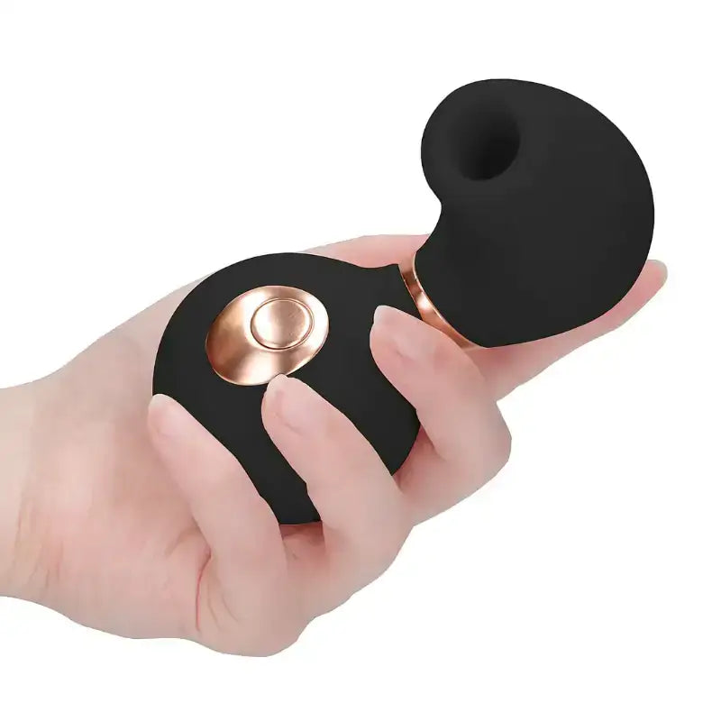 SHOTS - Invincible Air Pulse Vibrator - Black - Frisky Business Adult Sex Toys Shop