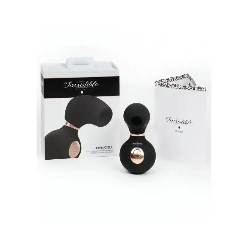 SHOTS - Invincible Air Pulse Vibrator - Black - Frisky Business Adult Sex Toys Shop