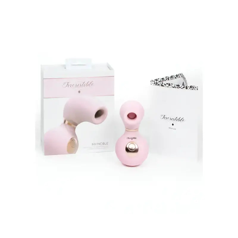 SHOTS Invincible Air Pulse Vibrator Pink App controlled with customizable air pulse and vibration modes for interactive adult experiences Singapore