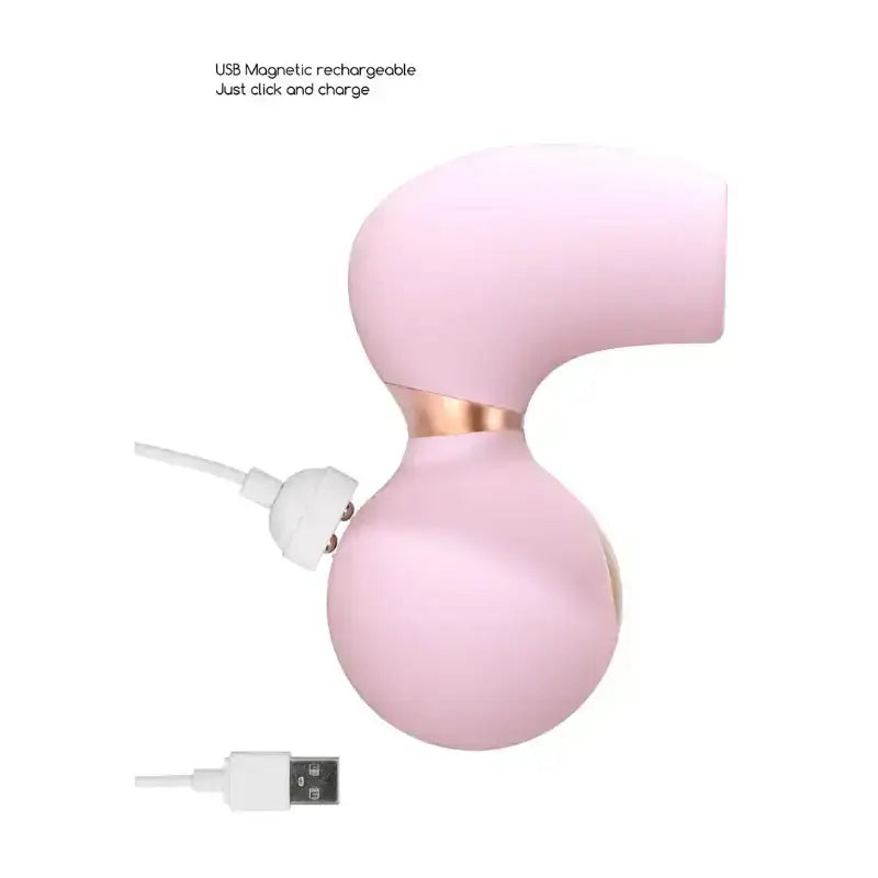 SHOTS Invincible Air Pulse Vibrator Pink Water-resistant silicone suitable for bath or shower adult play Singapore
