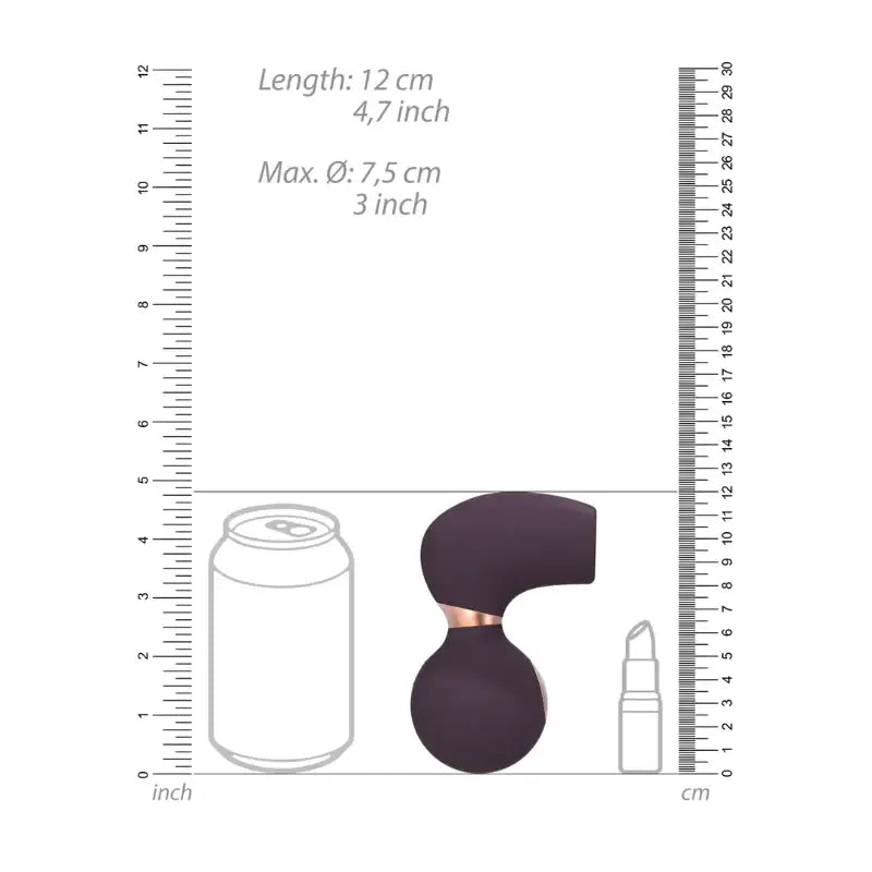 SHOTS - Invincible Air Pulse Vibrator - Purple - Frisky Business Adult Sex Toys Shop