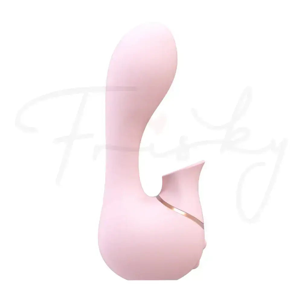 SHOTS Mythical Air Pulse Vibrator Pink Portable and wearable design for flexible solo or couple use Singapore