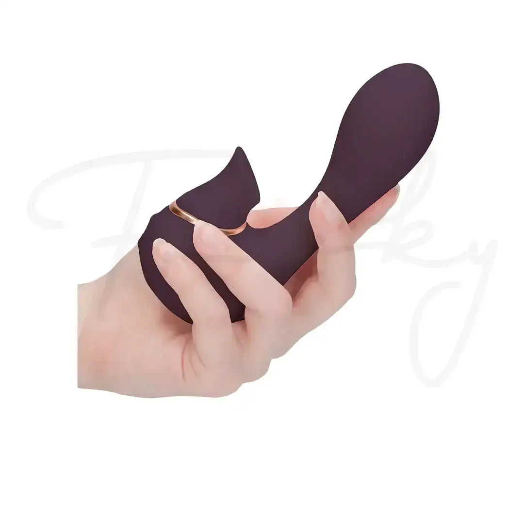 SHOTS Mythical Air Pulse Vibrator Purple Bluetooth enabled for remote control and personalized pleasure sessions Singapore