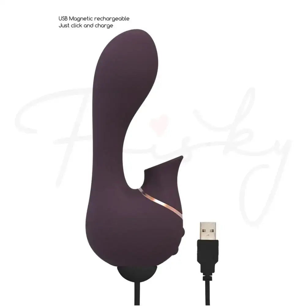 SHOTS Mythical Air Pulse Vibrator Purple Rechargeable intimate device with sleek purple finish for modern adult aesthetics Singapore