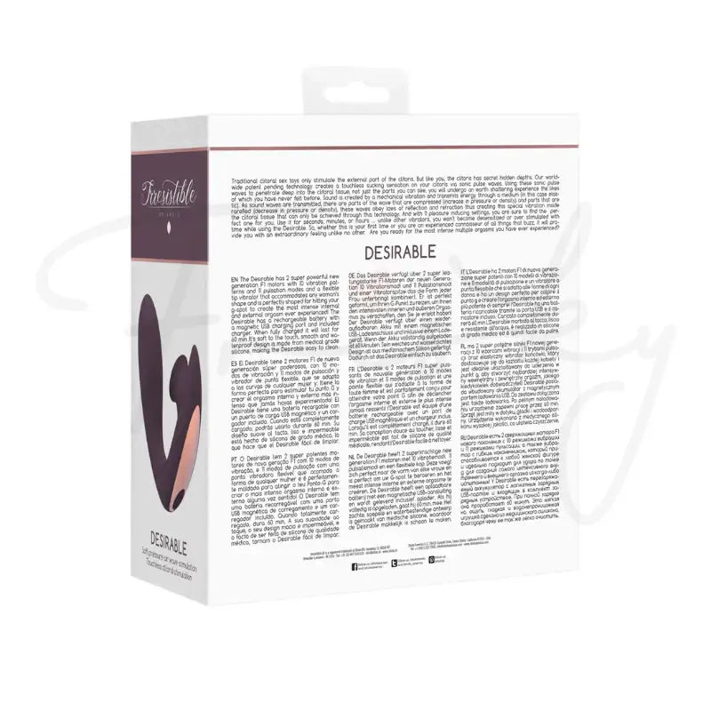 SHOTS Desirable Bendable Air Pulse Vibrator Purple App controlled with customizable pulse and vibration modes for interactive experiences Singapore