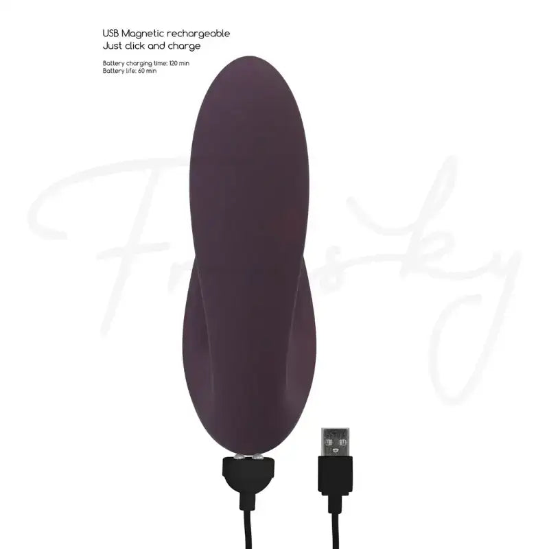 SHOTS Desirable Bendable Air Pulse Vibrator Purple Sleek purple silicone with ergonomic curves for modern and stylish adult toy aesthetics Singapore
