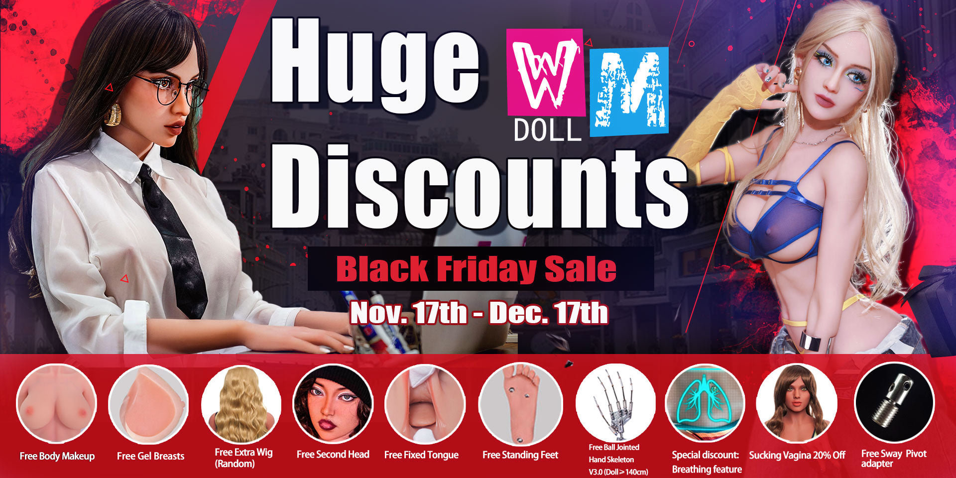 Angel Kiss Doll - Year End Sex Dolls Promotion Banner