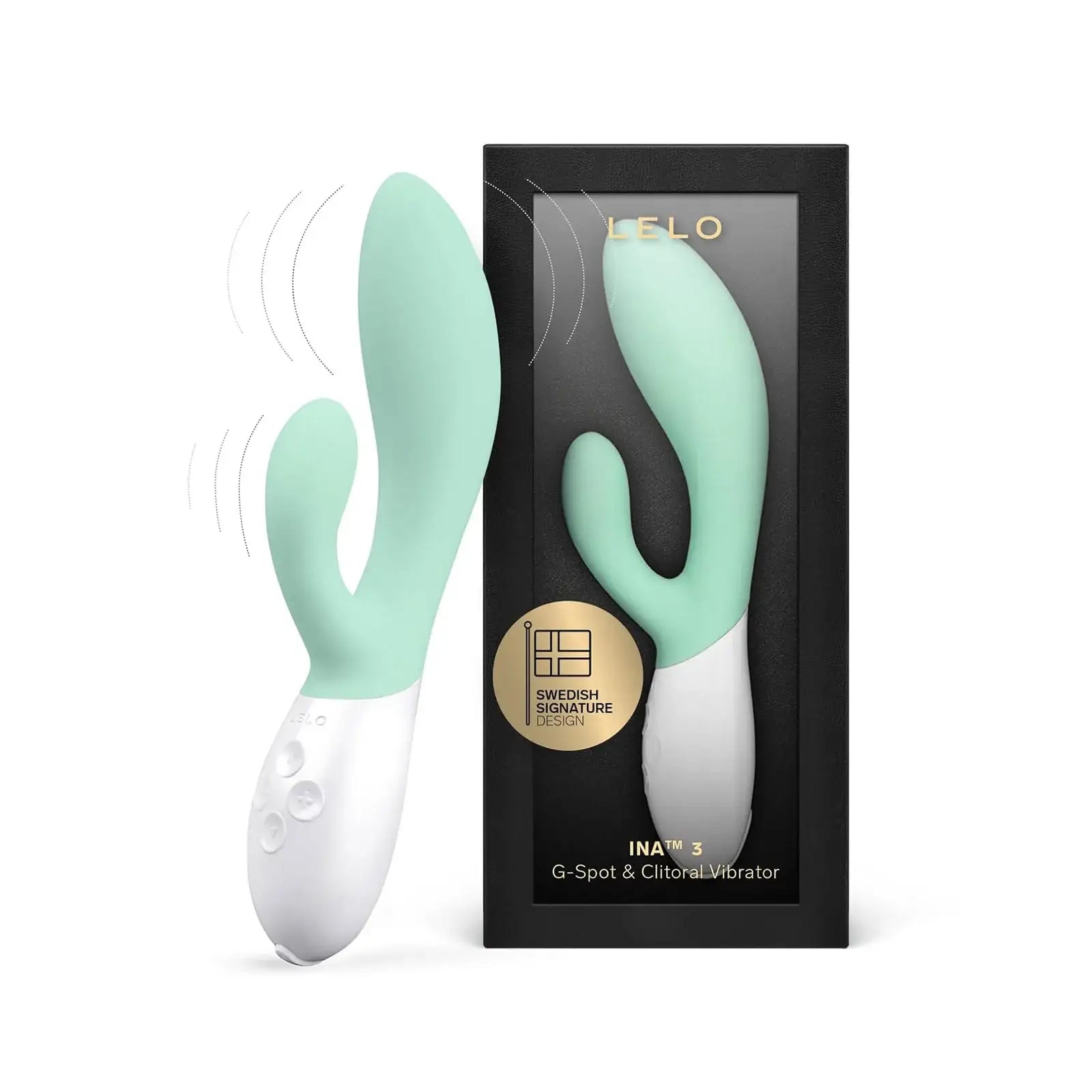 Lelo - Ina™ 3 - Rabbit Vibrator - Seaweed - Frisky Business Adult Sex Toys Shop