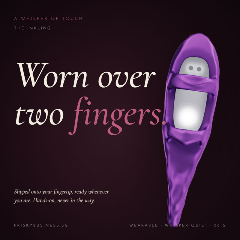 Inkling Textured Finger Vibrator
