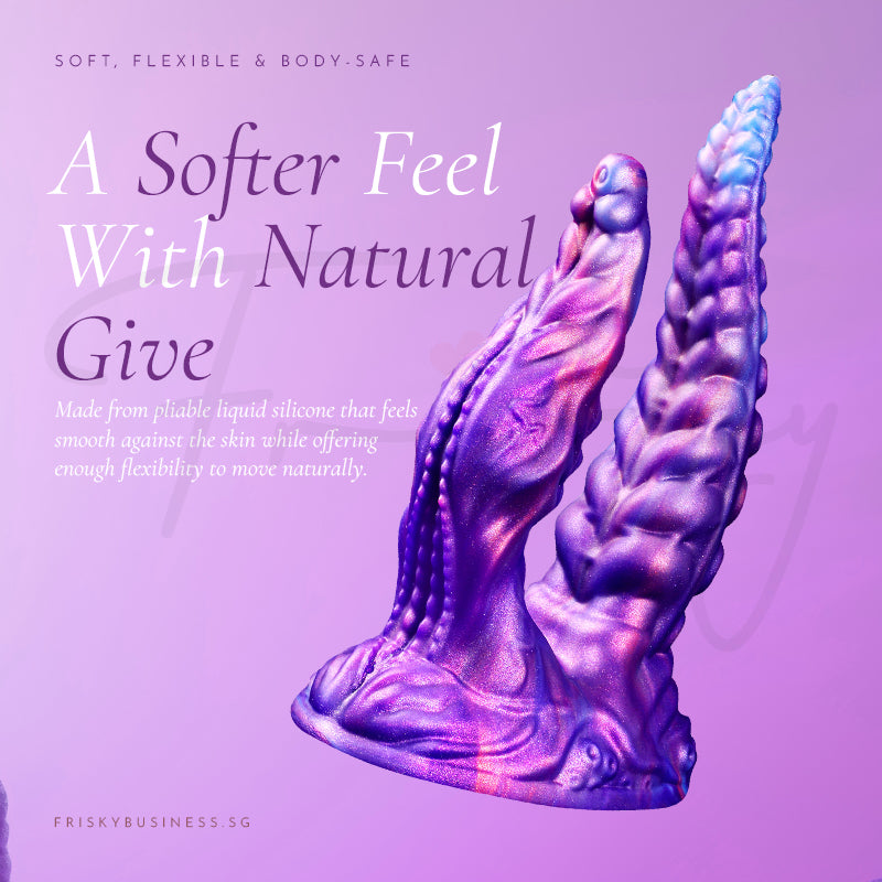 Kraken's Grasp: close-up of the soft, flexible silicone tentacles with a natural give
