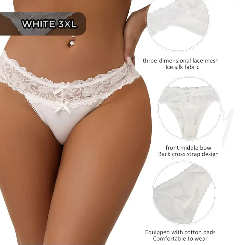 Pink Lace Temptation Panty - Frisky Business Adult Sex Toys Shop