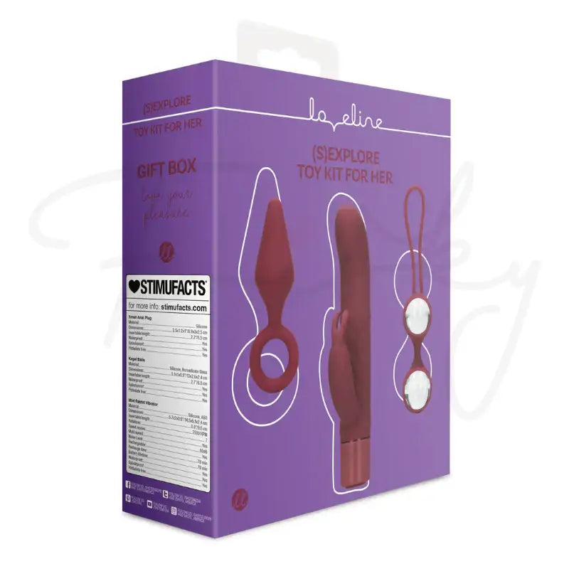 SHOTS (S)explore Toy Kit for Her Compact and portable kit ideal for discreet storage and travel Singapore
