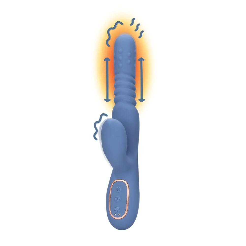 SHOTS - Warming Rotating Beads and Thrusting Rabbit Vibrator