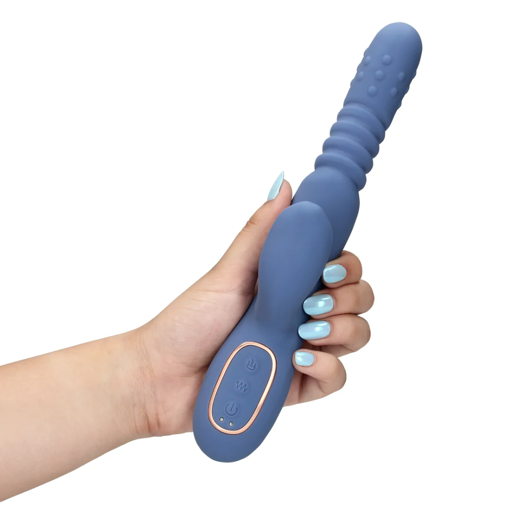 SHOTS - Warming Rotating Beads and Thrusting Rabbit Vibrator