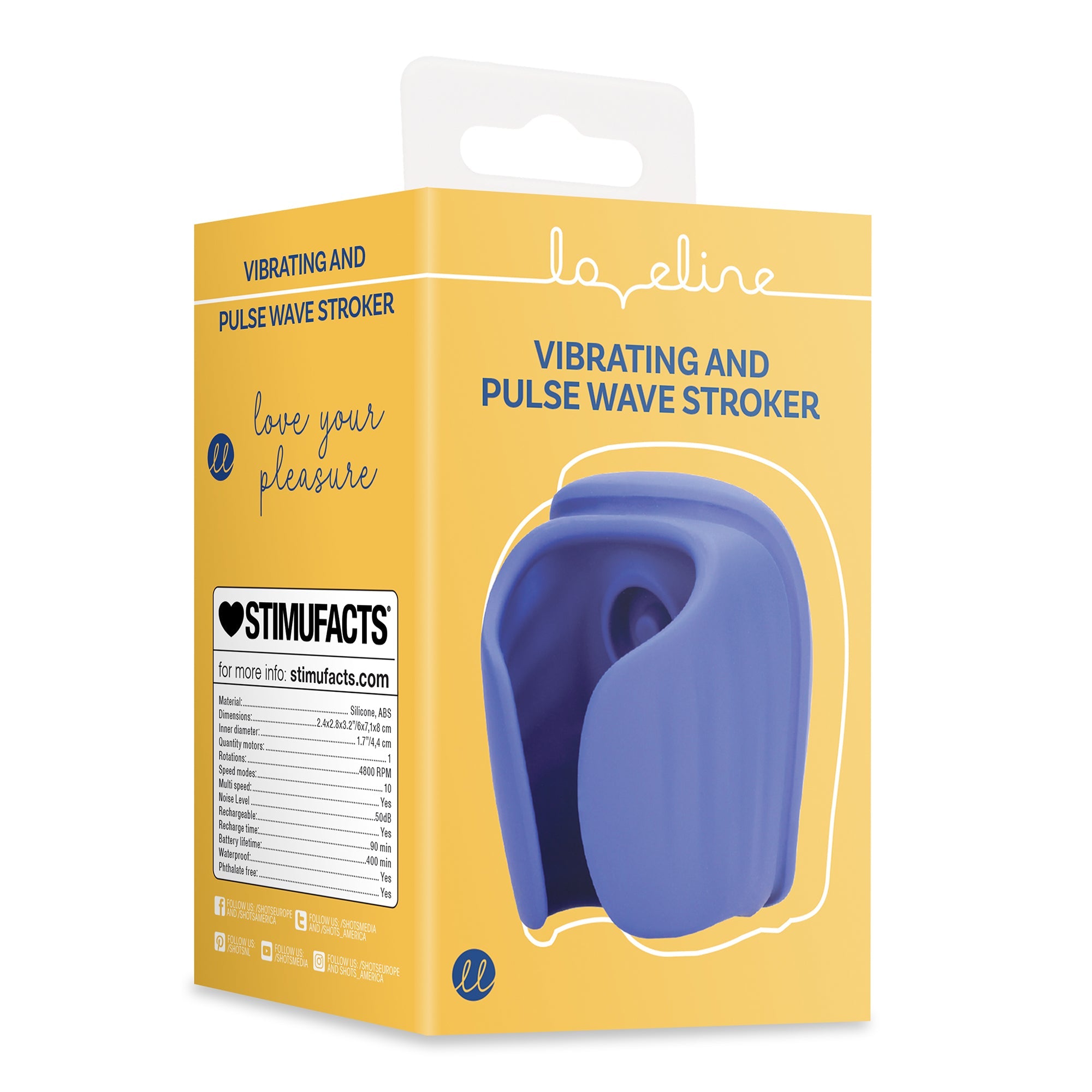 SHOTS Vibrating and Pulse Wave Stroker - Midnight Hour