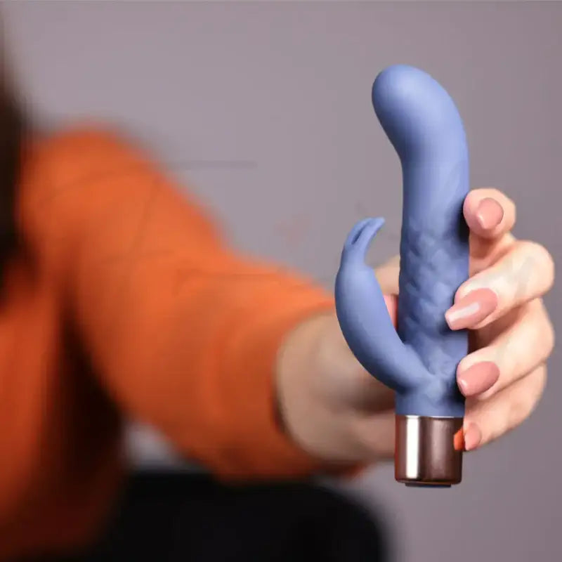 SHOTS Mini Rabbit Vibrator Sleek silicone design with dual stimulation for stylish and modern adult toy aesthetics Singapore