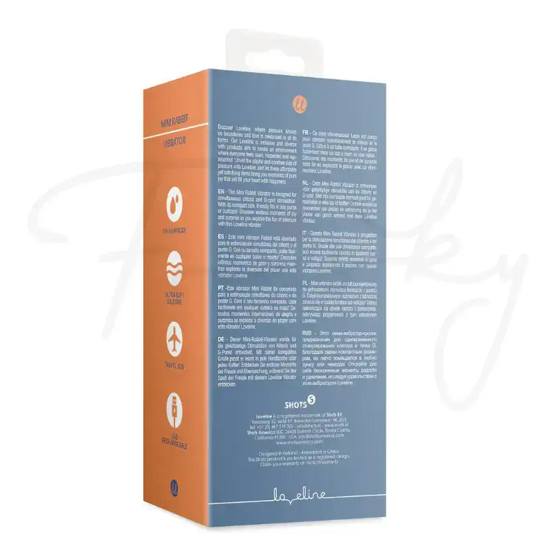 SHOTS Mini Rabbit Vibrator Bluetooth enabled for remote control and personalized stimulation sessions Singapore