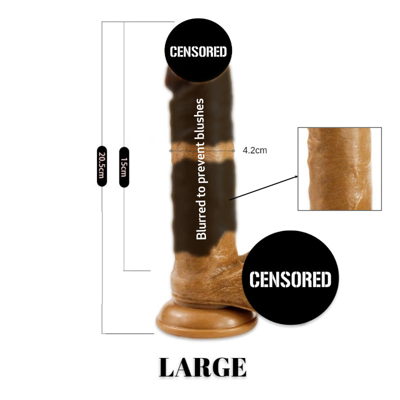 Royal Ares Realistic Suction Cup Vibrating Dildo