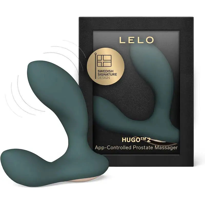 LELO Hugo 2™ APP Prostate Massager Green ergonomic dual-motor massager designed for precise prostate stimulation and comfort Singapore