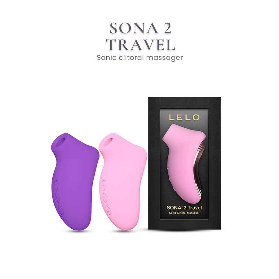 LELO Sona 2 Travel Sonic Clitoral Massager Purple compact and powerful sonic massager for targeted stimulation and pleasure Singapore