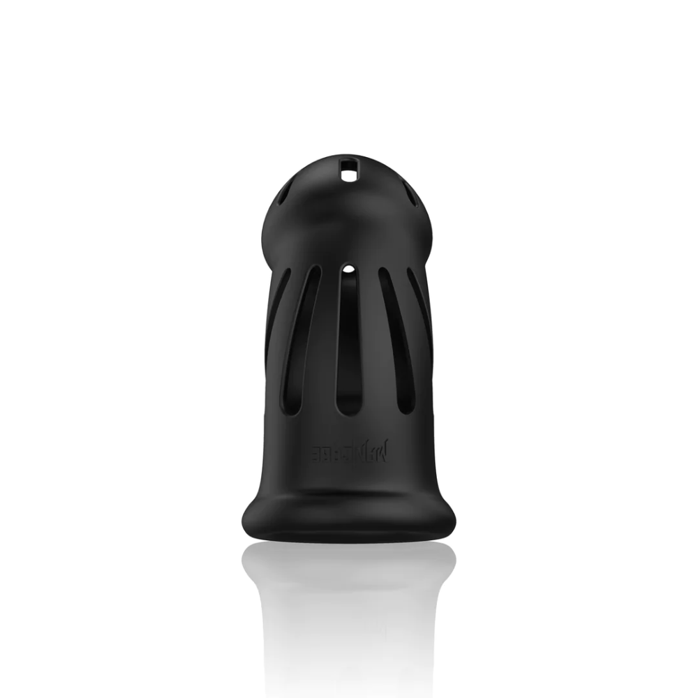 SHOTS - Model 27 Ultra Soft Silicone Chastity Cage - Black