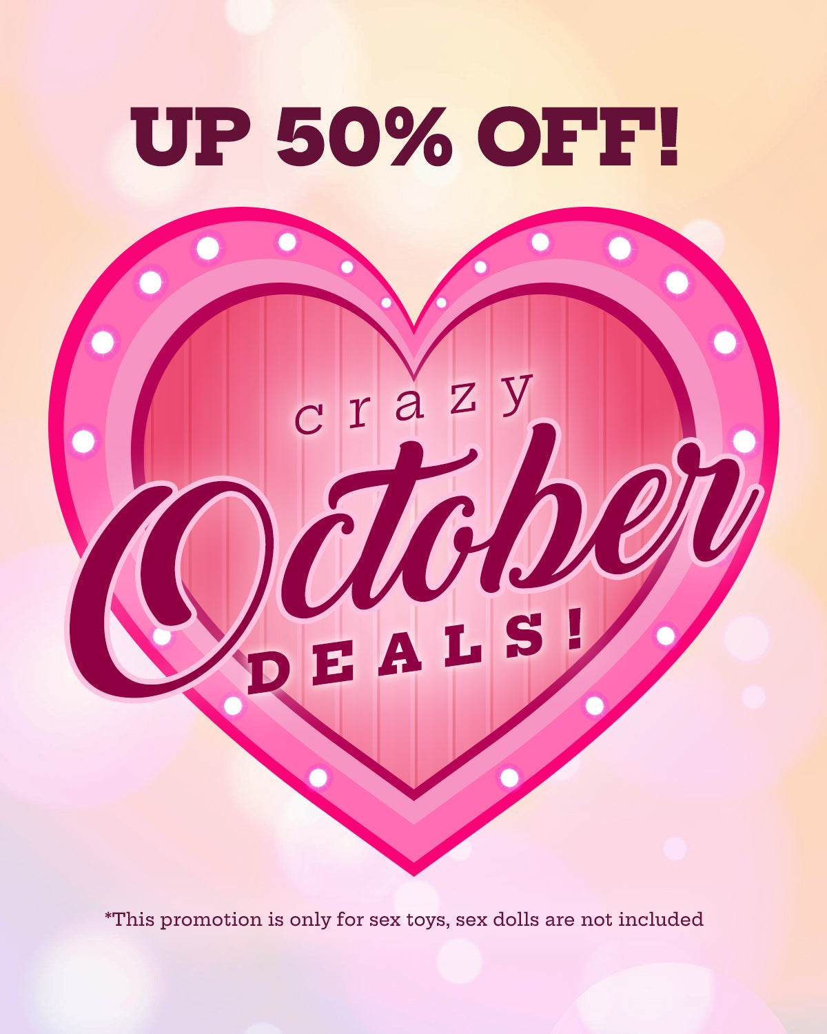 Crazy October Sale - Frisky Business Singapore Promotion Banner