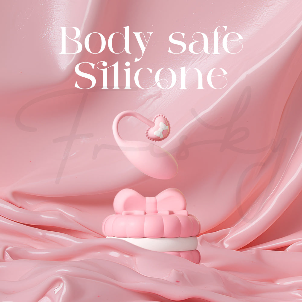 Body-safe silicone material emphasized with smooth texture and premium finish