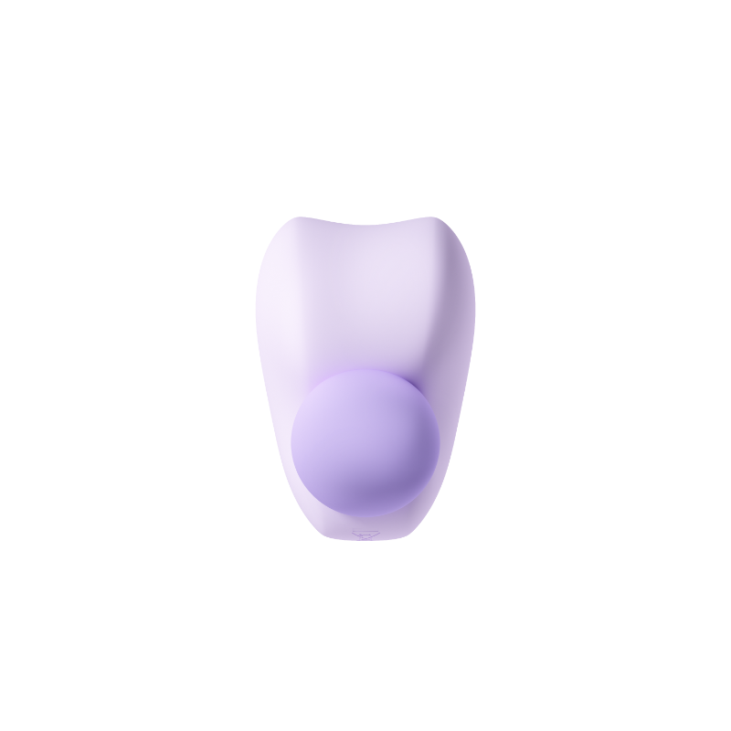 Front profile of Osuga Nimbus compact silicone vibrator