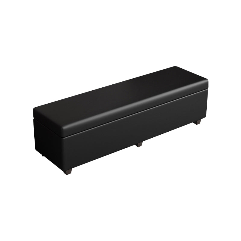 Noir Cache Lockable Storage Ottoman