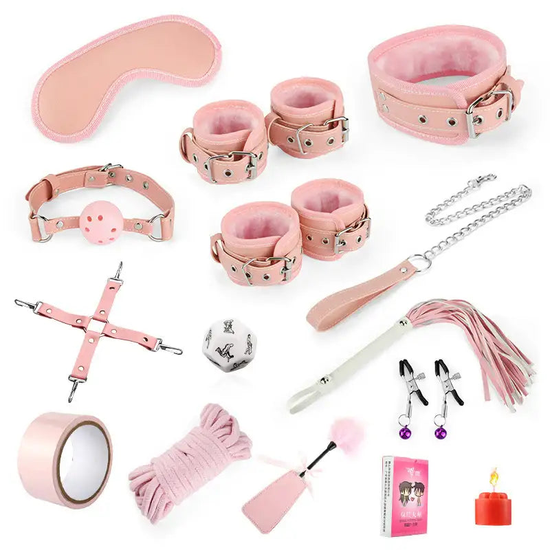 BDSM - 15 PCS BDSM STARTER KIT - Frisky Business Adult Sex Toys Shop