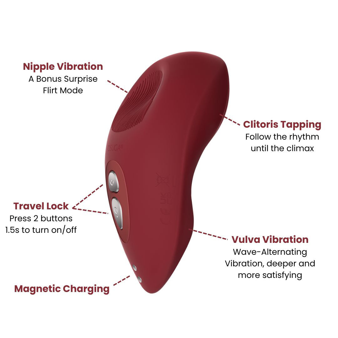 OSUGA Tremble – Clitoral Tapping Vibrator | Official Distributor Singapore