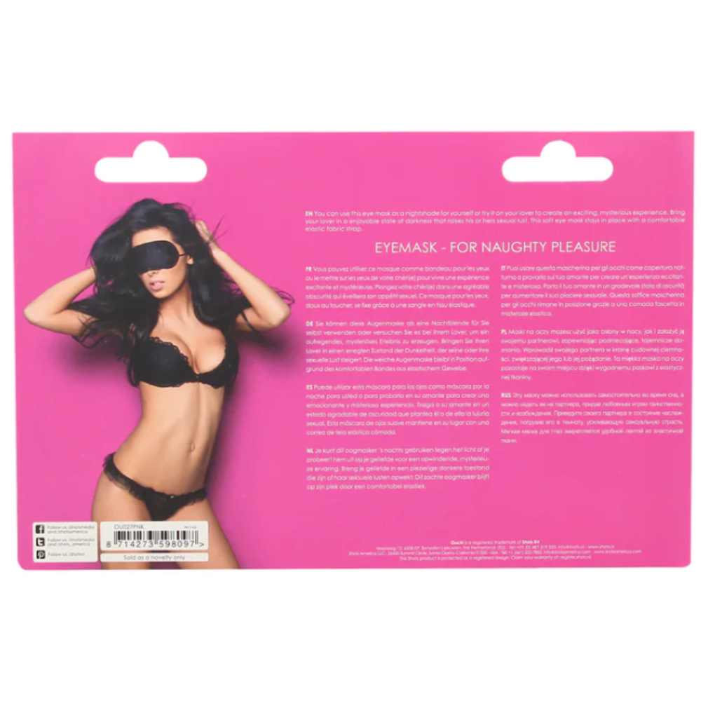 SHOTS - Soft Eye Mask - Pink